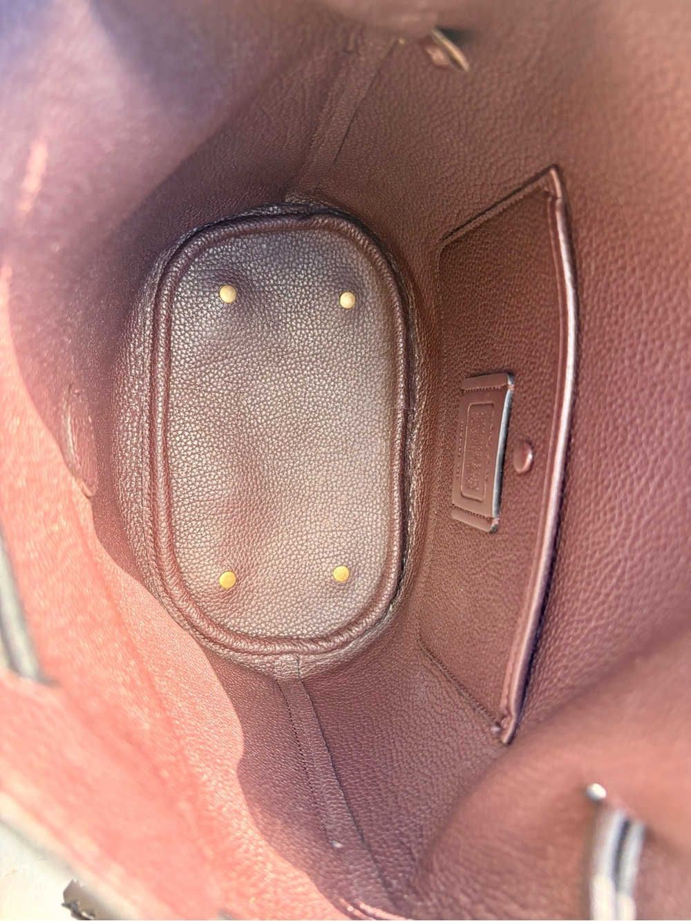 COACH Lora Bucket Bag With Whipstitch Detail In Black 651 - Picture 8 of 12